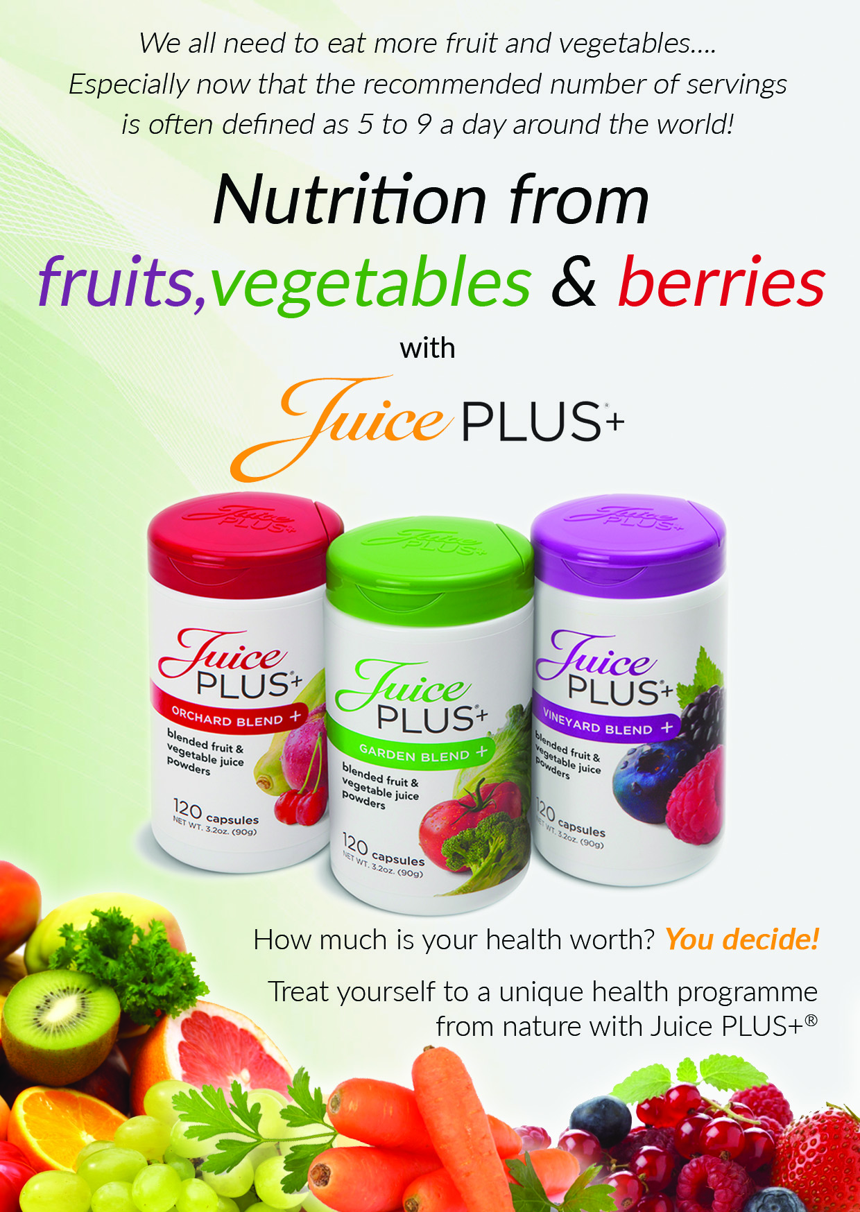 Juice Plus (health supplement) Distributor